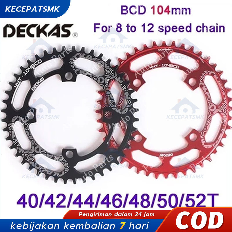 Chainring Snail BSNAIL Deckas BCD 104 44T 43T