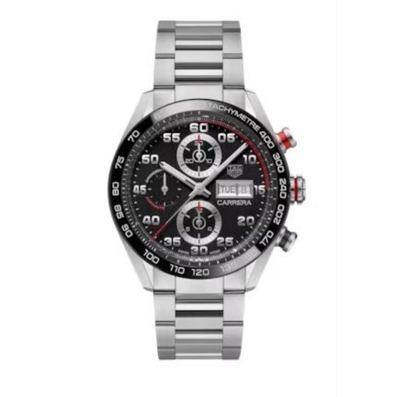 BAJU TANGAN HEUER CARRERA DAY DATE BLACK DIAL SUPER QUALITY QUARTZ JAPAN #jamtanganpria #tag
