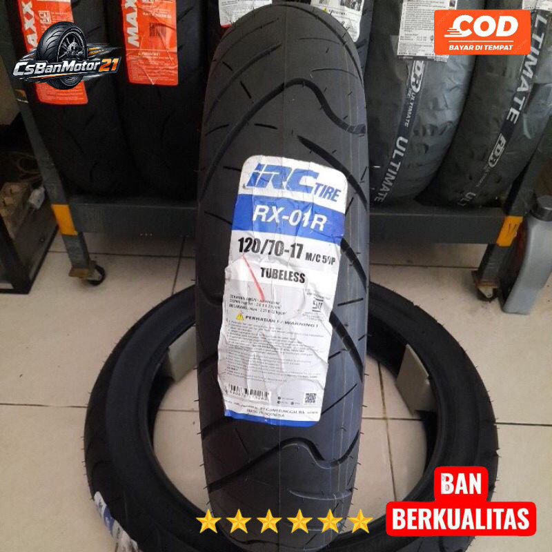Ban Motor IRC 140 70 - 17  belakang ROAD WINNER TUBELESS