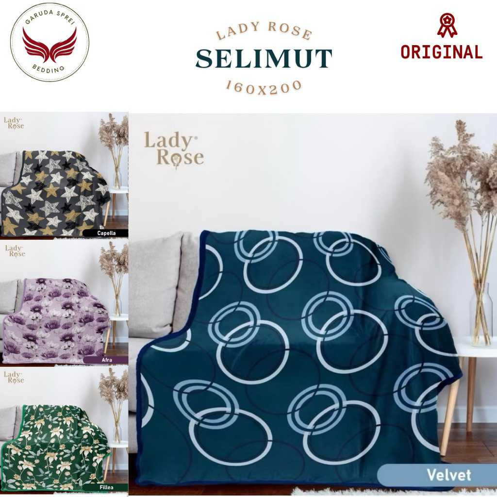 SELIMUT LADY ROSE 160x200 | Lady Rose Selimut