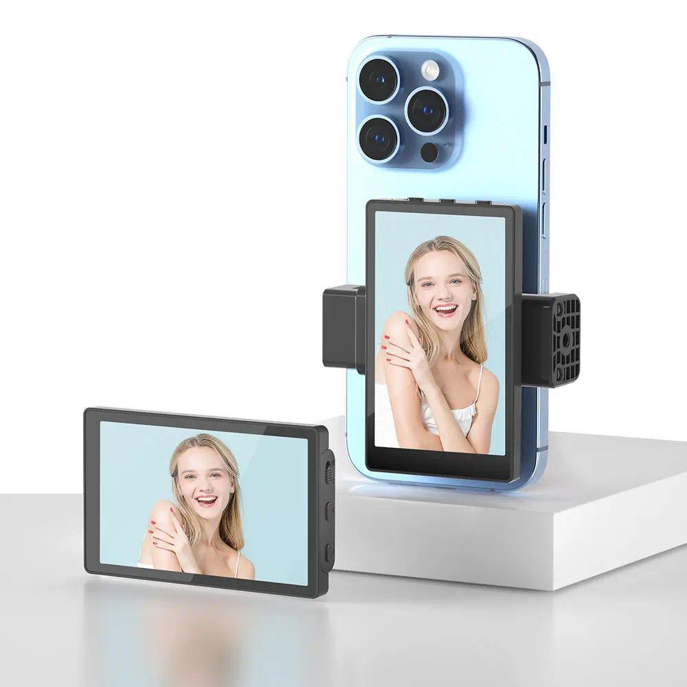 King Ma Vlog Selfie Phone Monitor Screen, Phone Rear Camera Selfie for Selfie, Vlog, TikTok, Live St