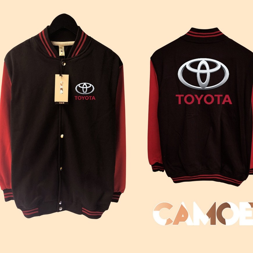 Jaket Baseball Varsity Toyota logo 3D