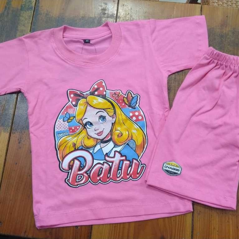 Setelan Baju Celana Anak Laki Laki Perempuan Katun Murah Oleh Oleh Khas Kota Batu Malang