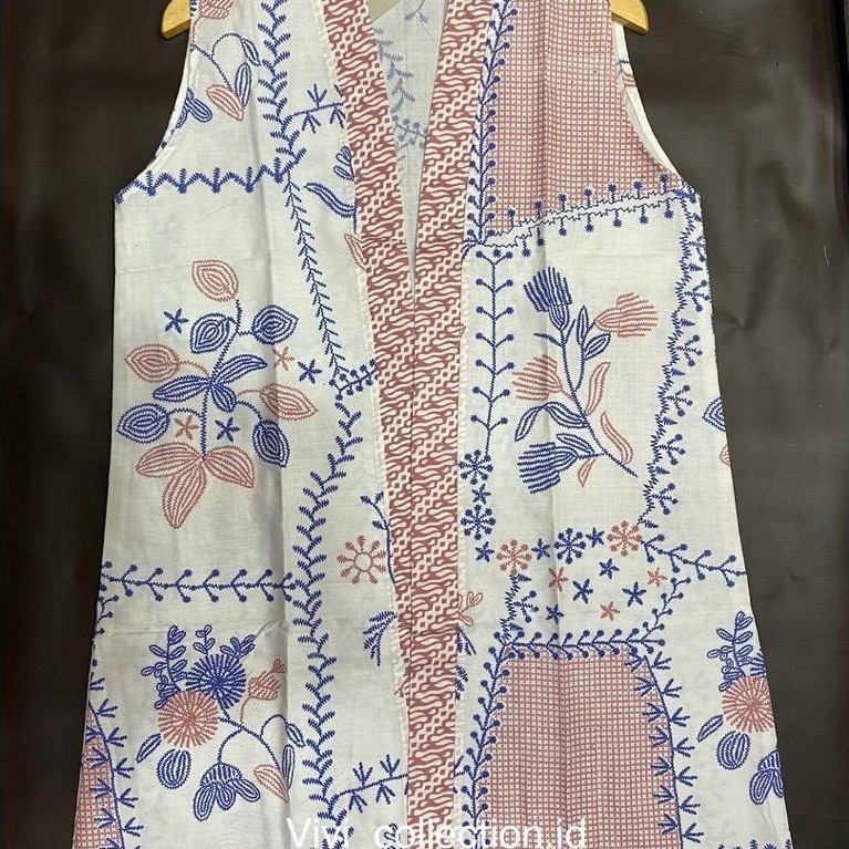Viral  Outer Batik Wanita,Vest Outer Yukensi Batik,Outer Kekinian,Outer Buat Kantor