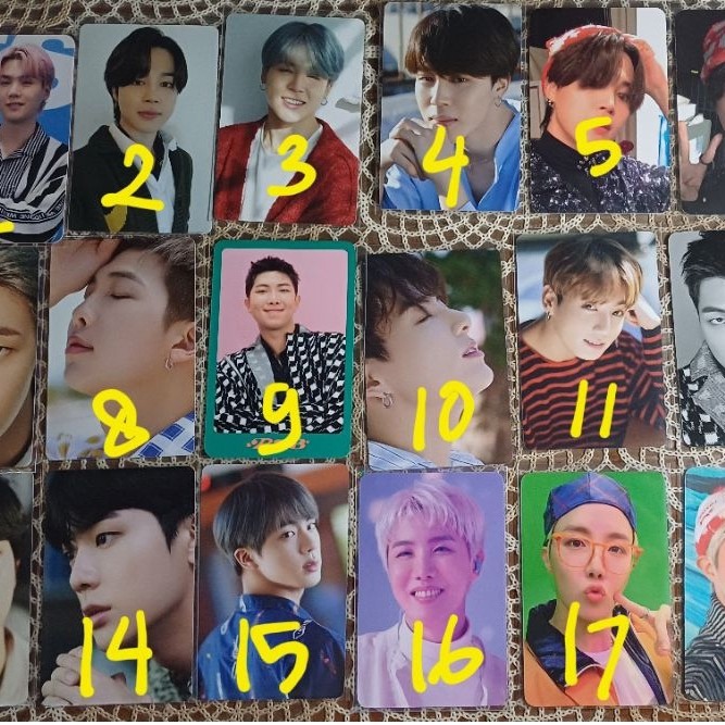 photocard bts Official, v samsung, jimin dicon, jk dicon, suga dicon, jhope dicon, jin dicon,pc be