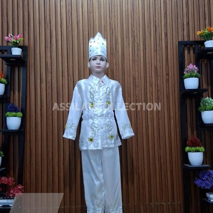 BIG SALE Baju Adat Anak Sulawesi Utara/Manado Satuan (Laki/Cewek) Pakaian Aksesoris