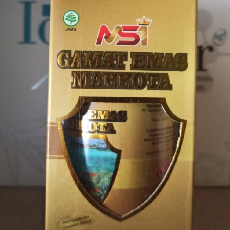 Gamat Emas Mahkota MSI Isi 50 Kapsul Original Gamat Teripang Emas
