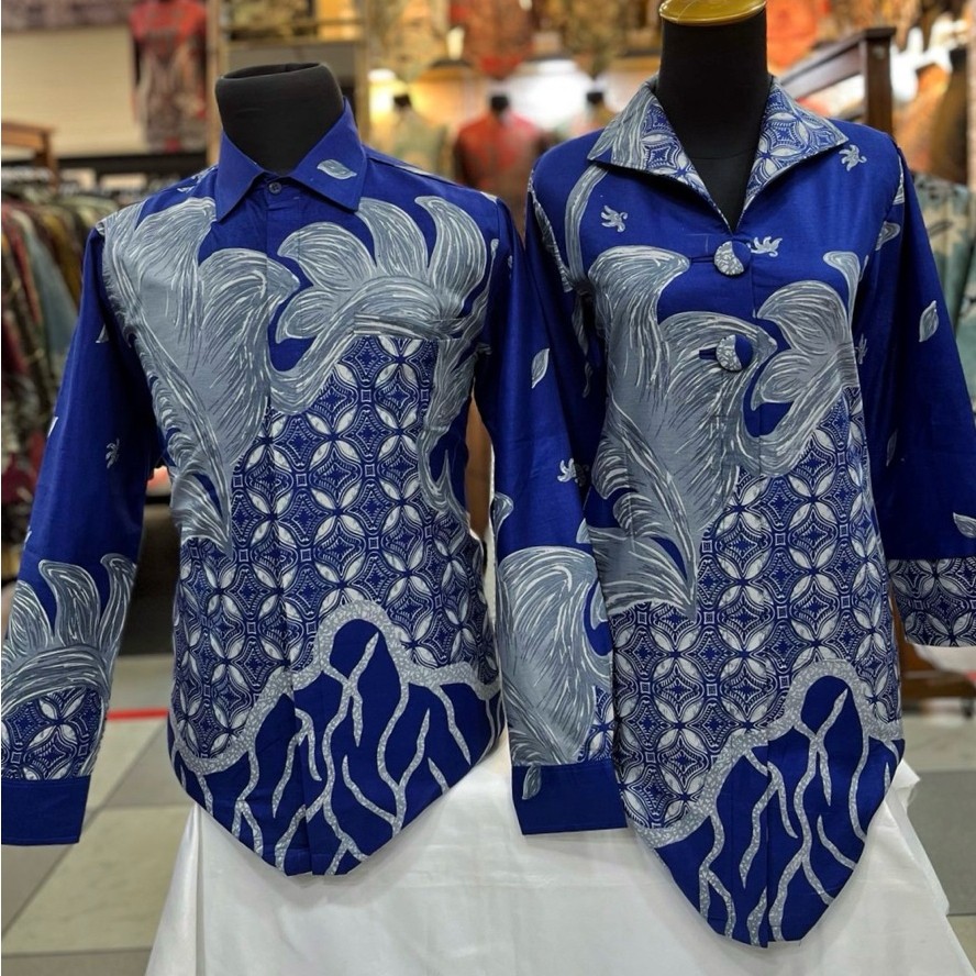 batik couple biru elektrik TM