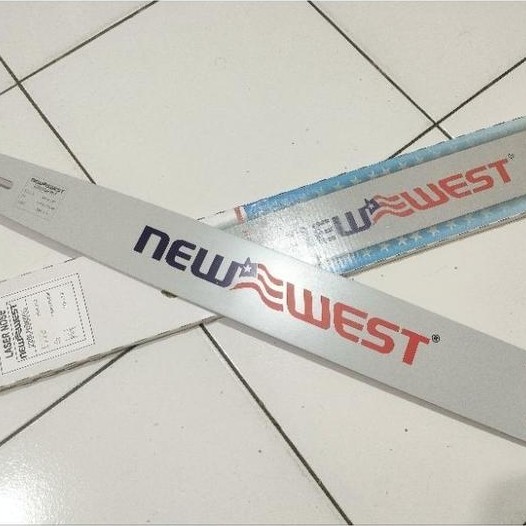 Ready Guide Bar Baja Senso New West ukuran 22" - New west Bar 22 inch Laser Nose Untuk Chainsaw Keci
