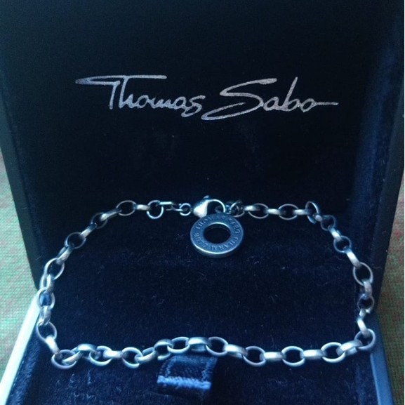 Gelang chain perak  Thomas Sabo Germany Panjang ±18cm Exclude box Perak lagi mahal