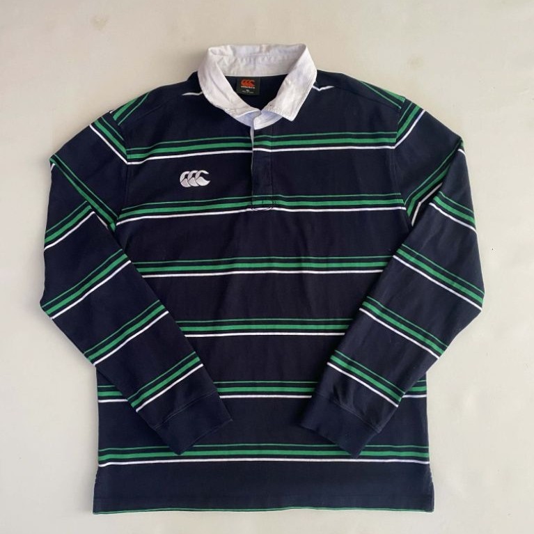 KAOS TSHIRT LONG SLEEVE POLO RUGBY CANTERBURY