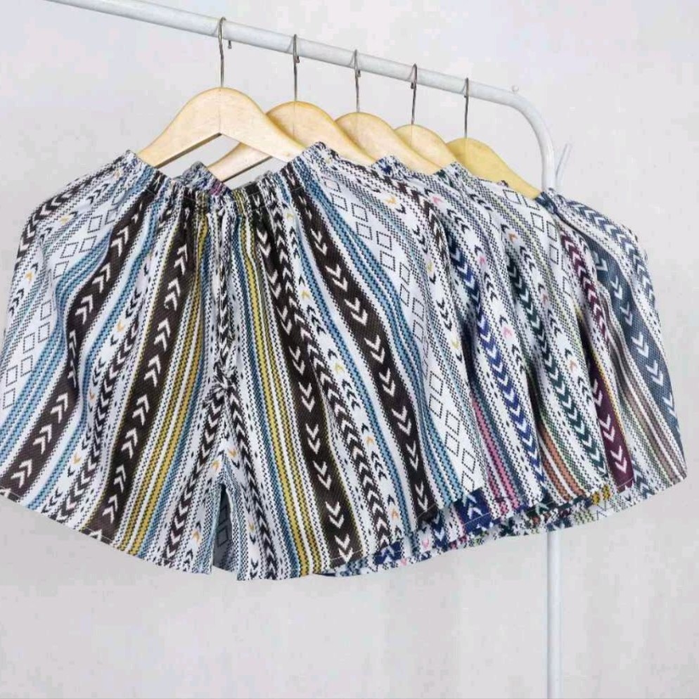 KULOT PENDEK ETNIK KATUN/KULOT PENDEK KATUN ETNIK KEKINIAN