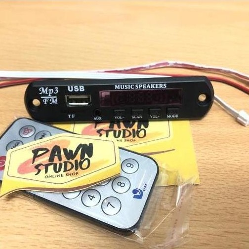 Module modul kit MP3 Player + remote 12 volt non bluetooth Merk VIRE