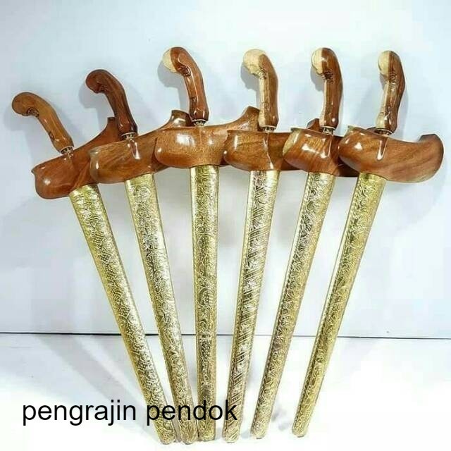 Set Warangka Gagang Pendok Mendak Handle Keris Gayaman Solo paling mewah