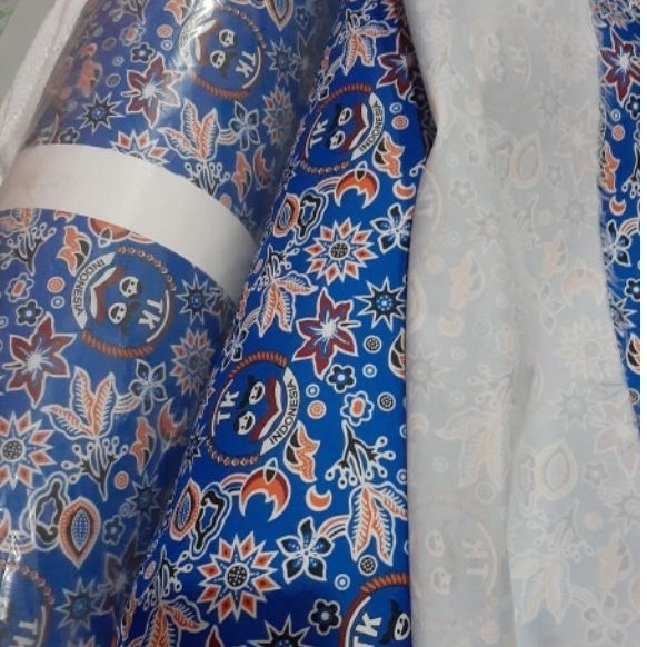 KAIN BATIK TK GULUNGAN/ROLL. Isi 100 meter. Jenis kain Polykatun