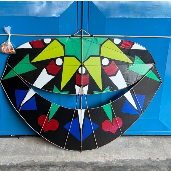 Layangan pegon Ceper 120cm motif josjis