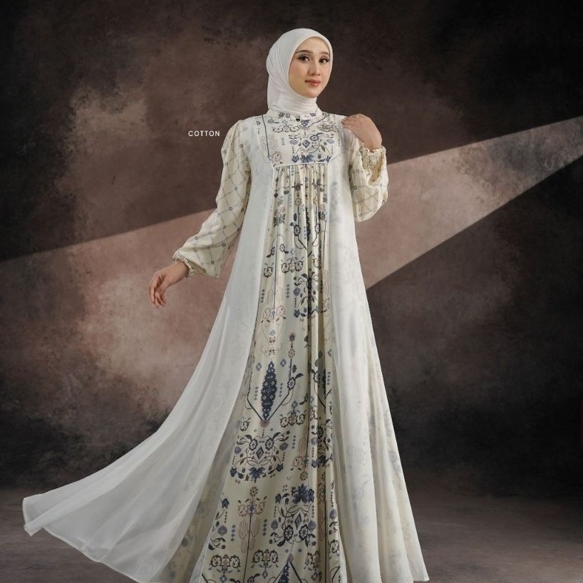 CELLIESA SERIES BY NADHEERA LUXURY || Gamis motif || Gamis cantik || Gamis Nadheera