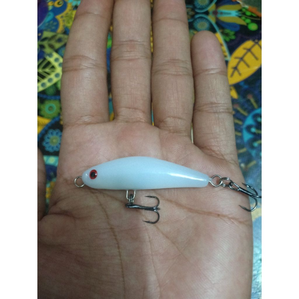 SALE1set 4pcs Umpan lure Hampala, Sangat cocok untuk mancing casting ikan hampala dan ditambah box l