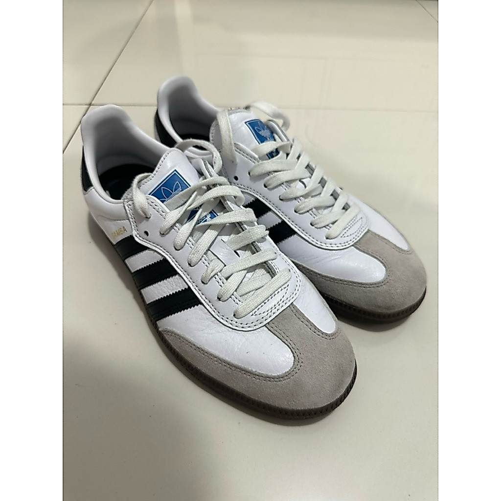 Adidas Samba ADV Original White Black Gum Bekas(used) Masih good condi