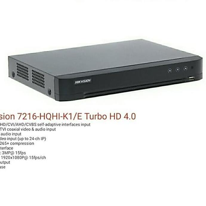 TERLARIS DVR 16 CHANNEL HIKVISION 7216 HQHI M1/E DVR HIKVISION 5MP 7216HQHI M1
