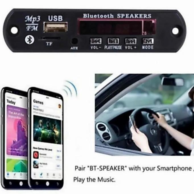 TERLARIS TAPE MOBIL BLUETOOTH TEP MOBIL USB AUDIO MP3 PLAYER FM RADIO MODUL