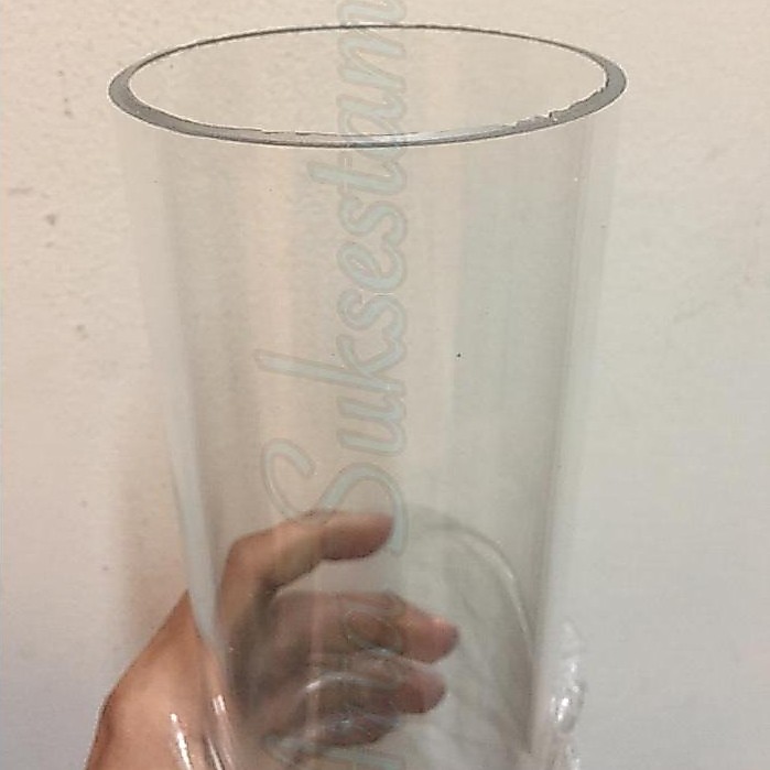 Pipa Akrilik OD 15cm tbl 5mm / Custom Acrylic Pipa Tabung