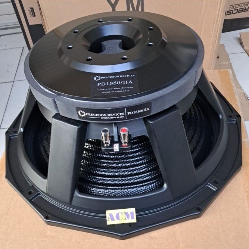 SPEAKER COMPONENT PRECISION DEVICES PD1880 CARBON VC  SUBWOOFER  PD 1880 CARBON