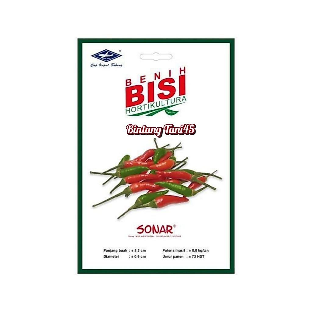 100 Butir Benih Cabai Rawit Sonar Exp. 2026 Benih BISI