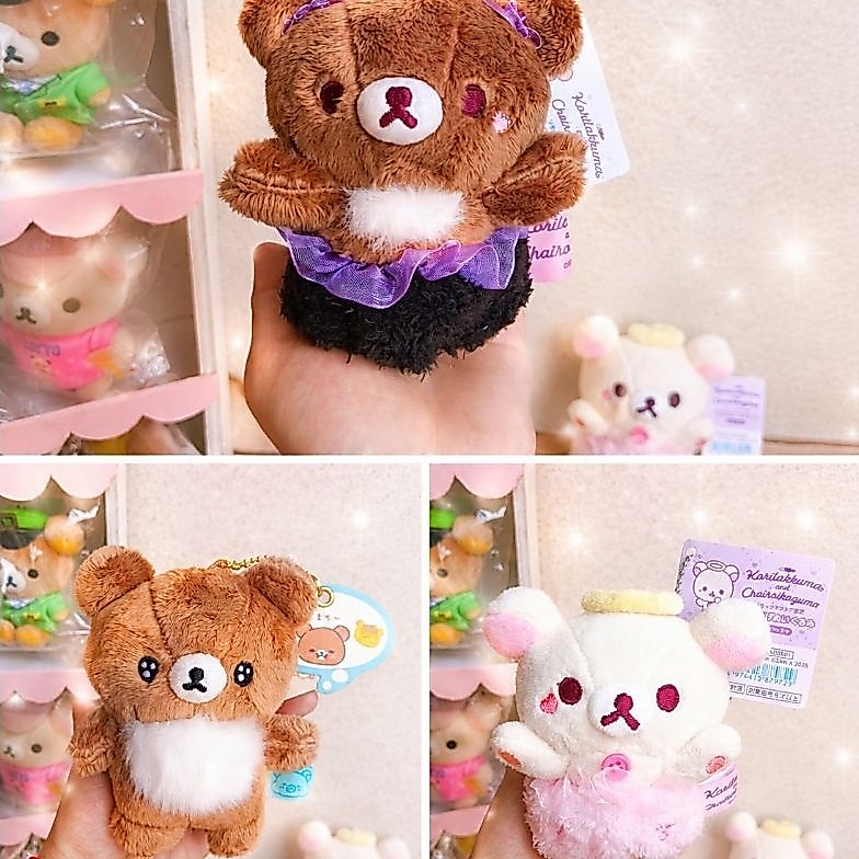Koguma Rilakkuma korilakuma keychain lucu