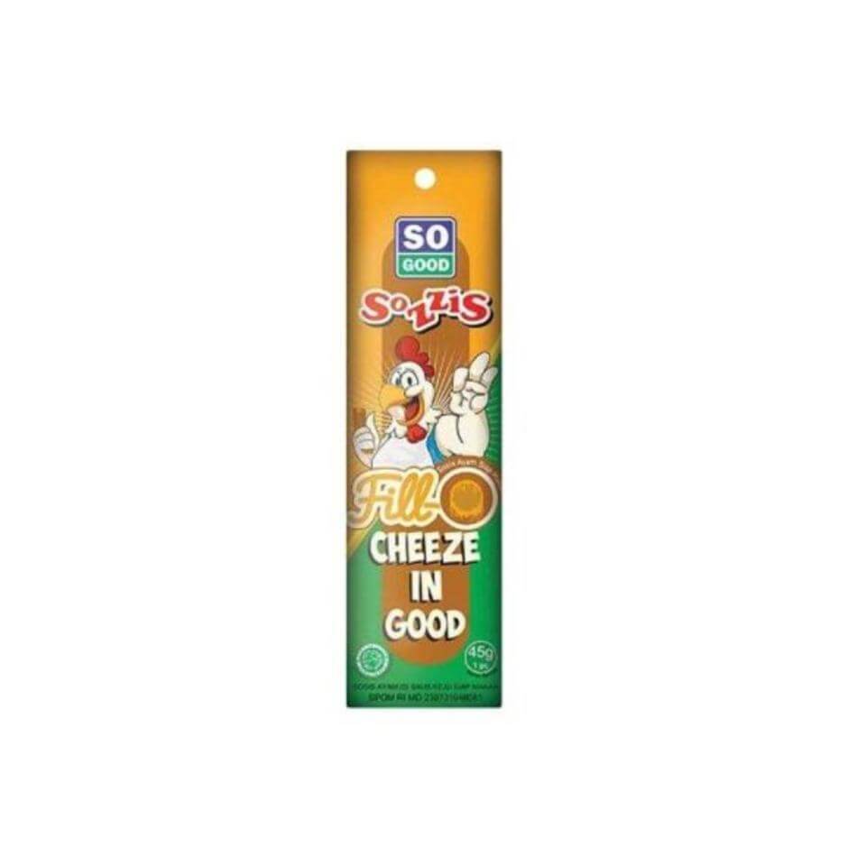 So Good Sosis Ayam Sozzis Fill-O Siap Makan Saus Keju 45 gr