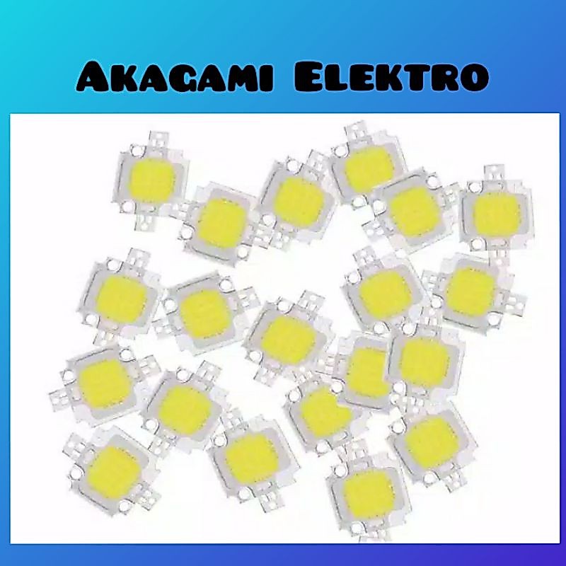 Lampu LED HPL 10 Watt.. Led HPL 9~10Volt 10Watt Warna putih bersih..