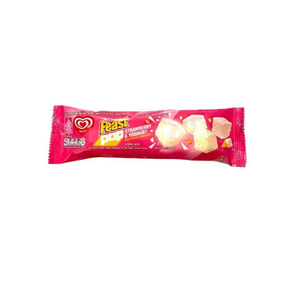 Walls Es Krim Feast Pop Straw 14 gr