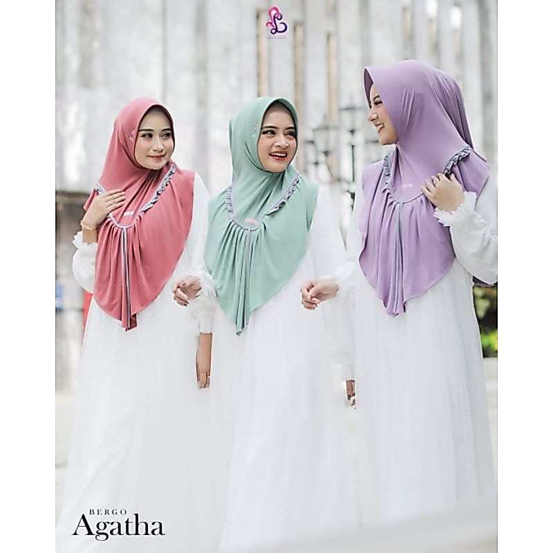 Linalivia Hijab Jilbab Bergo AGATHA daily bergo model terbaru
