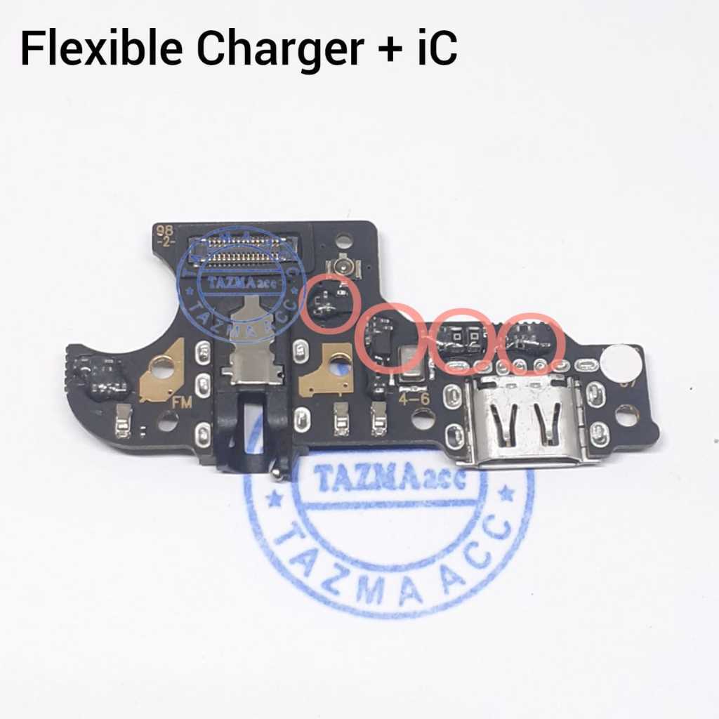 Plus ic + Oppo A5S Ori Flexible Charger + iC Flexibel Fleksibel Conektor Konektor Cas Charger OPPO A