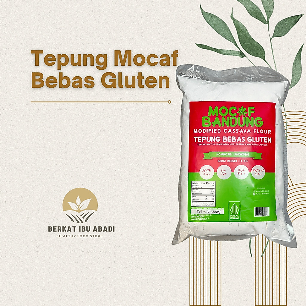 Mocaf Bandung 1kg / Tepung Mocaf 1kg Gluten Free