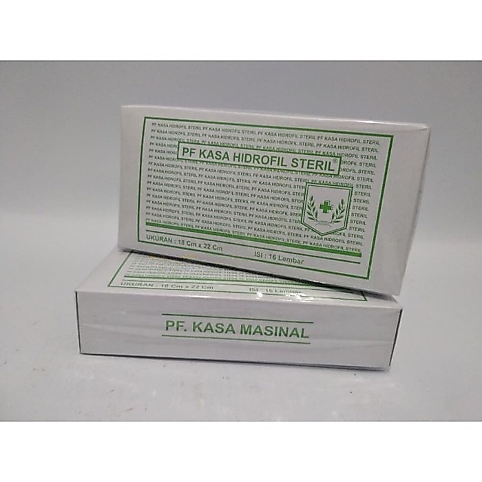 Kasa Hidrofil Steril PF 18x22cm / Kasa Steril isi 16 / Kasa Hidrofil Steril 18x22 Cm