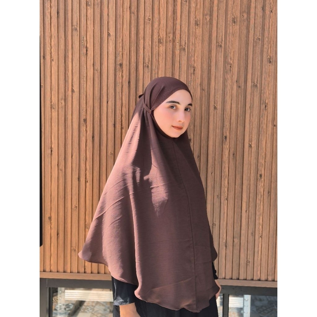 Bergo Crinkle Syar'i BERGO CRINKLE INSTAN Jumbo XL