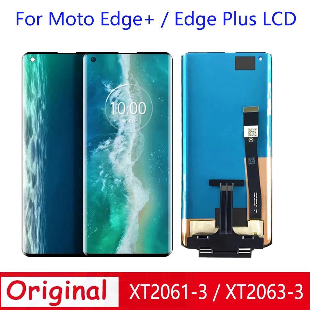 Ori For Motorola Moto Edge+ LCD XT2061-3 -1Tou Screen gitizer For Moto Edge splay XT2063-3 XT2063-2 
