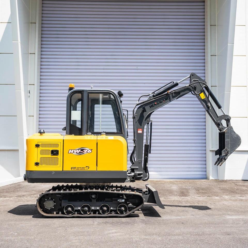 Excavator Mini Hidrolik Diesel 2.5t, Excavator Crawler 2.5 Ton, Mesin Konstruksi Mini Excavator Euro