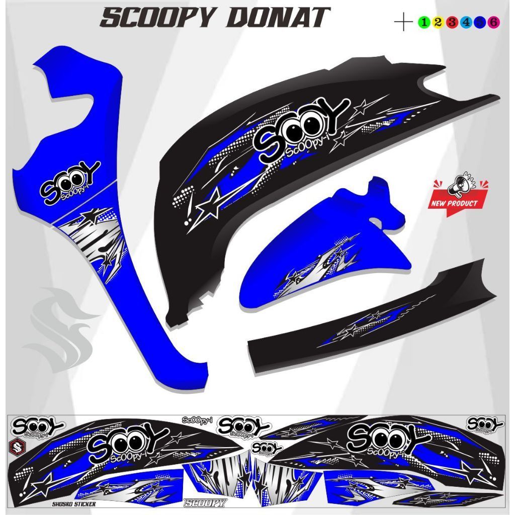 VARIASI SCOOPY / STRIPING SCOOPY FI / STICKER SCOOPY NEW / VARIASI STRIPING ALL NEW SCOOPY