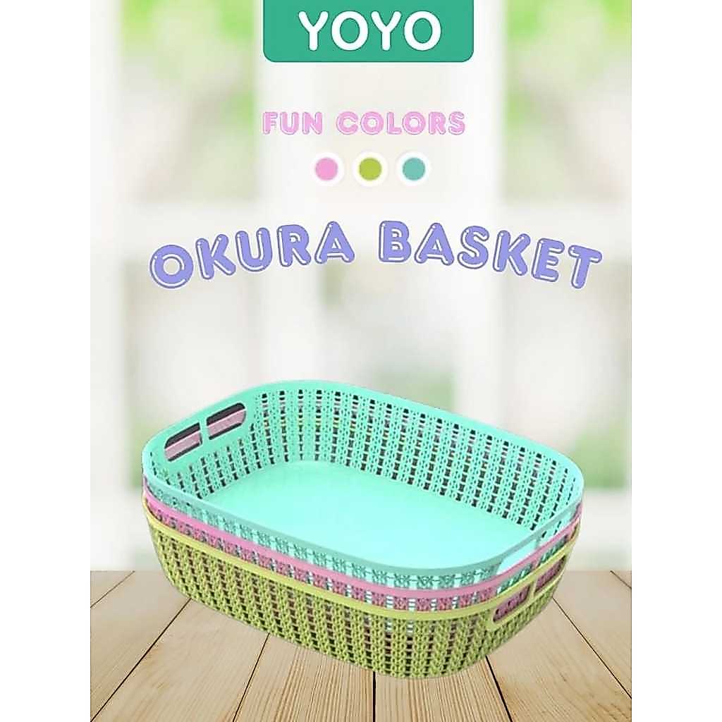 Nampan Keranjang Serbaguna Okura/Keranjang Basket Okura