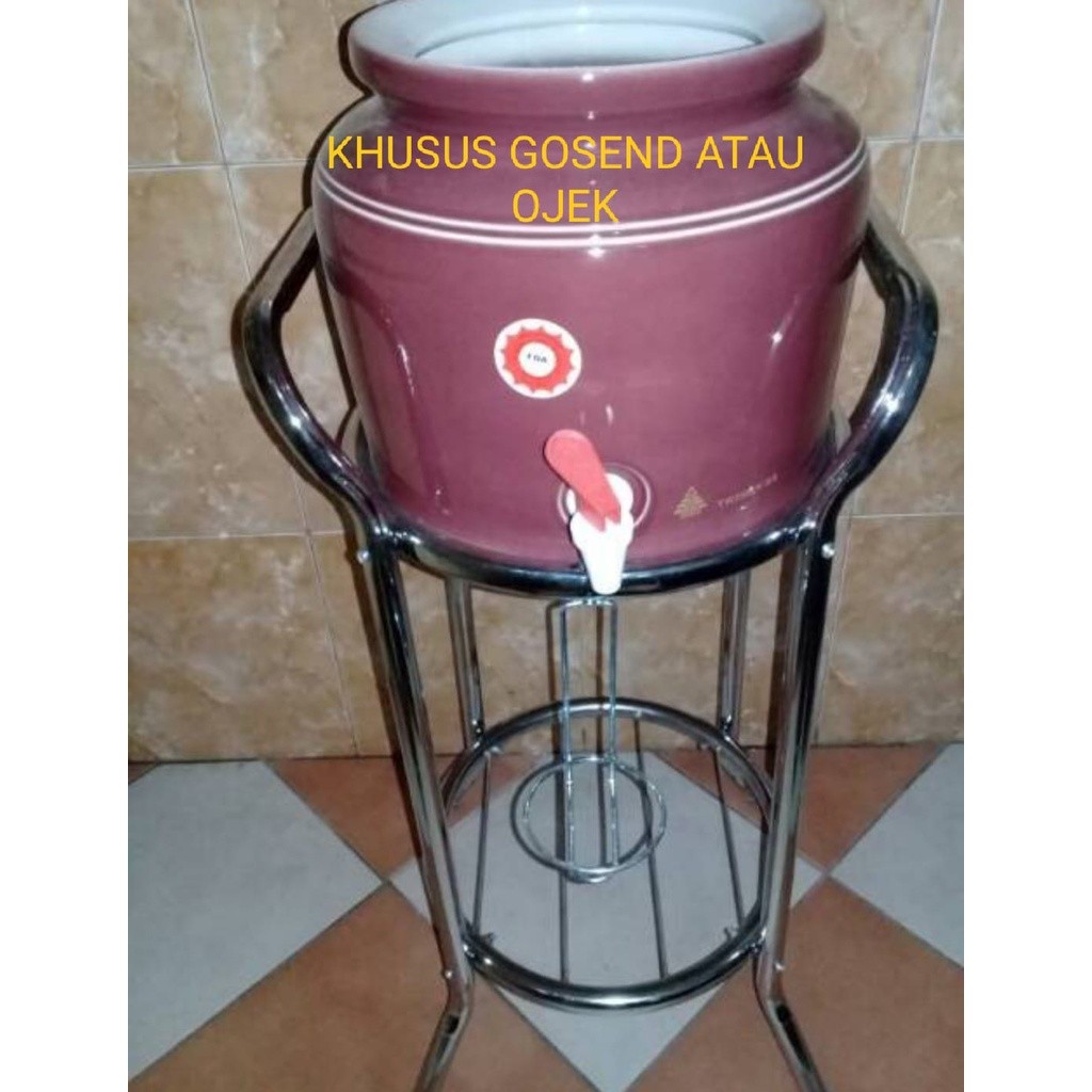 KAKI/RAK MEJA DISPENSER GUCI AIR GALON + PAKET GUCI
