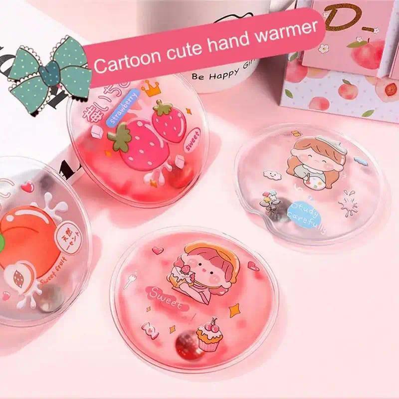 Cute Reusable Hand mer Cartoon Snap Hand mers Portable Gel Heat Packs for Hands Click Heat Reusable 