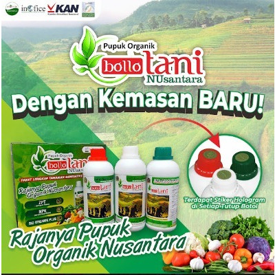 PAKET PUPUK CAIR BOLLOTANI NPK ZPT BIO ORGANIK  NPK ORGANIK  ZPT ORGANIK