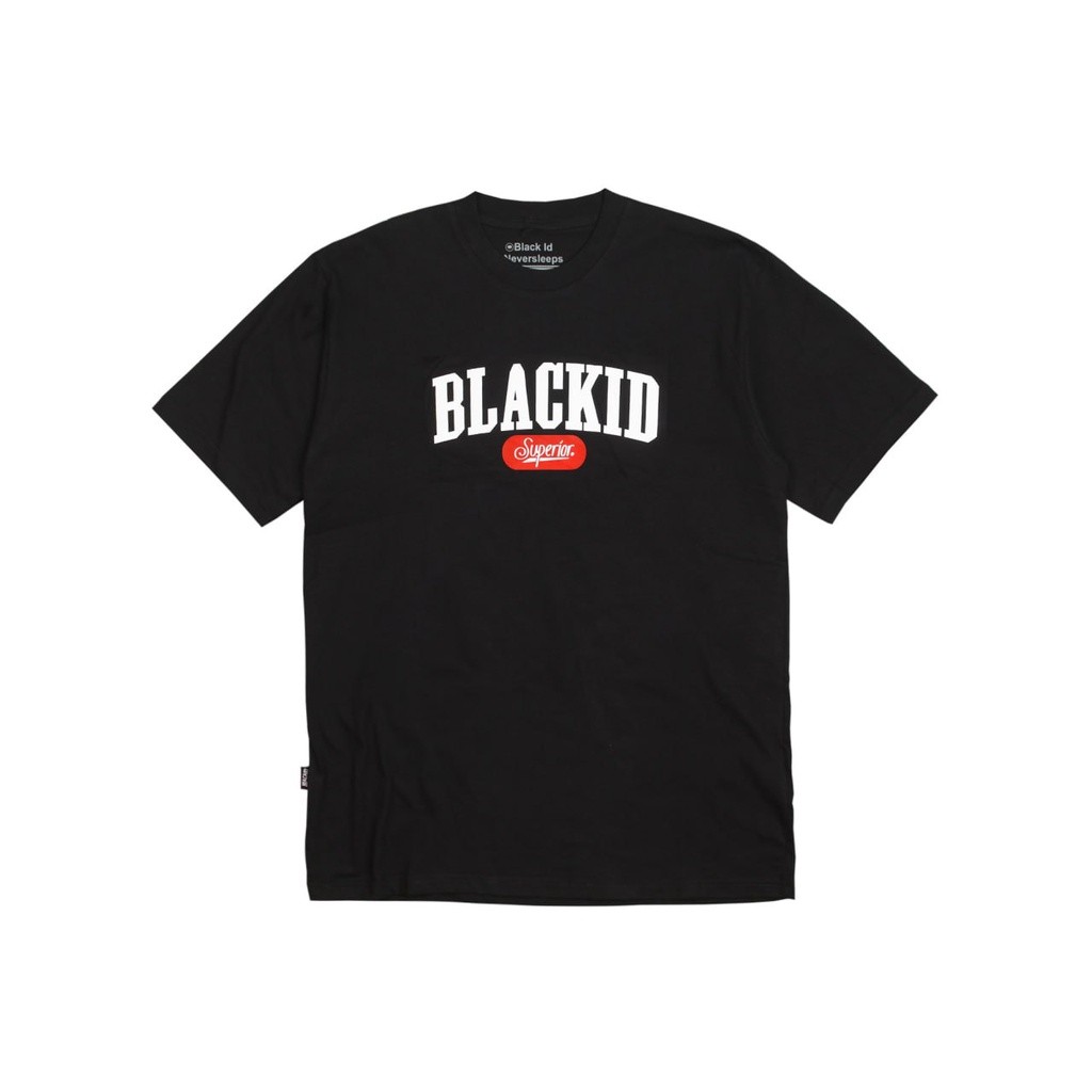 Black ID - T shirt Lengan Pendek Pria | Black Raw Baju Kaos Unisex