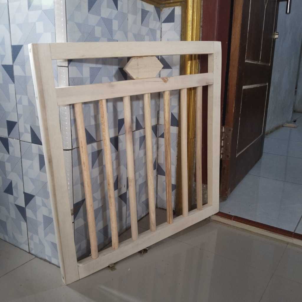 Pagar Pembatas bayi Pintu Pengaman Anak,Penghalang Bayi – Bahan Kayu Custom