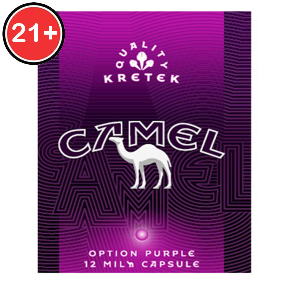 CAMEL ROKOK FILTER OPTION PURPLE  12'S