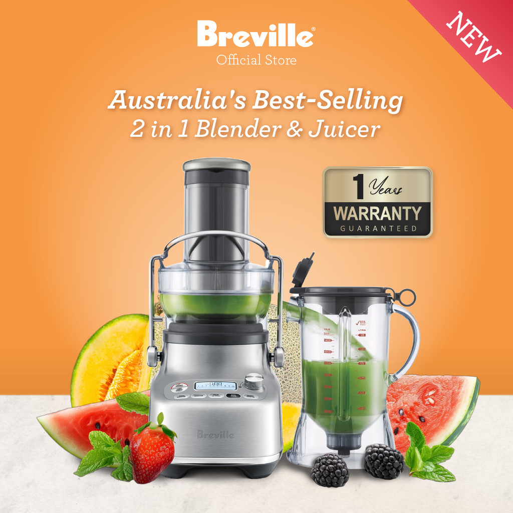 Breville the 3X Bluicer Pro - 2 in 1 Blender Juicer