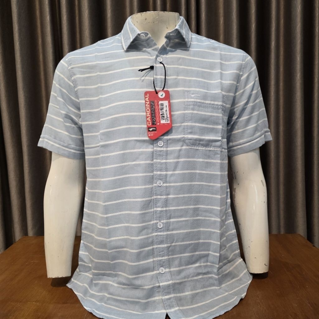 PROMO TERBARU Promo  Kemeja Pria Tangan Pendek Cardinal  Jeans Premium New Serries Original