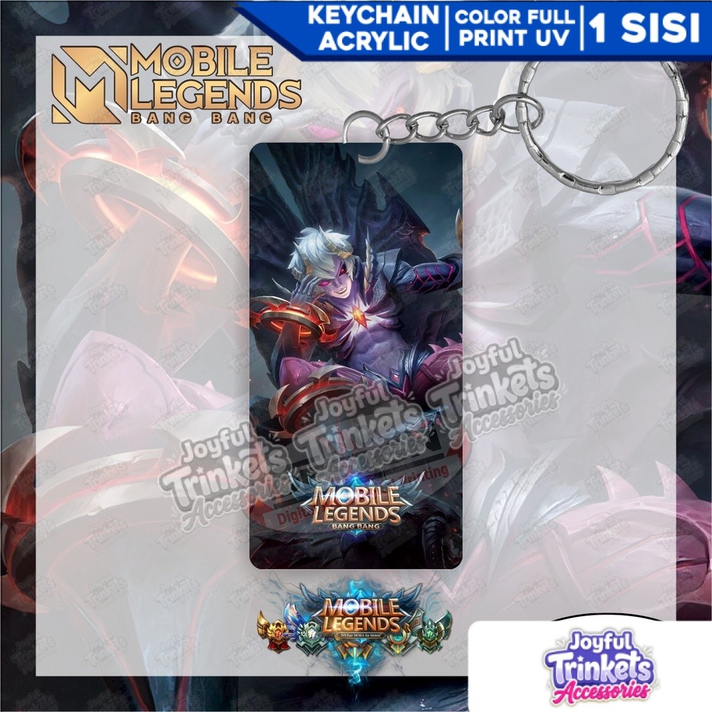 Gantungan Kunci Dyrroth - Mobile Legend - Gantungan Kunci Akrilik - Ganci Akrilik - Gantungan Kunci 